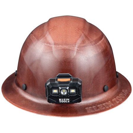 Klein Tools Hard Hat, KONSTRUCT Series, FullBrim, Class G, Rechargeable Headlamp 60447